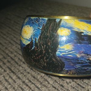 Rare Bracelet Vincent Van Gogh Starry Night Painting Jewelry Art